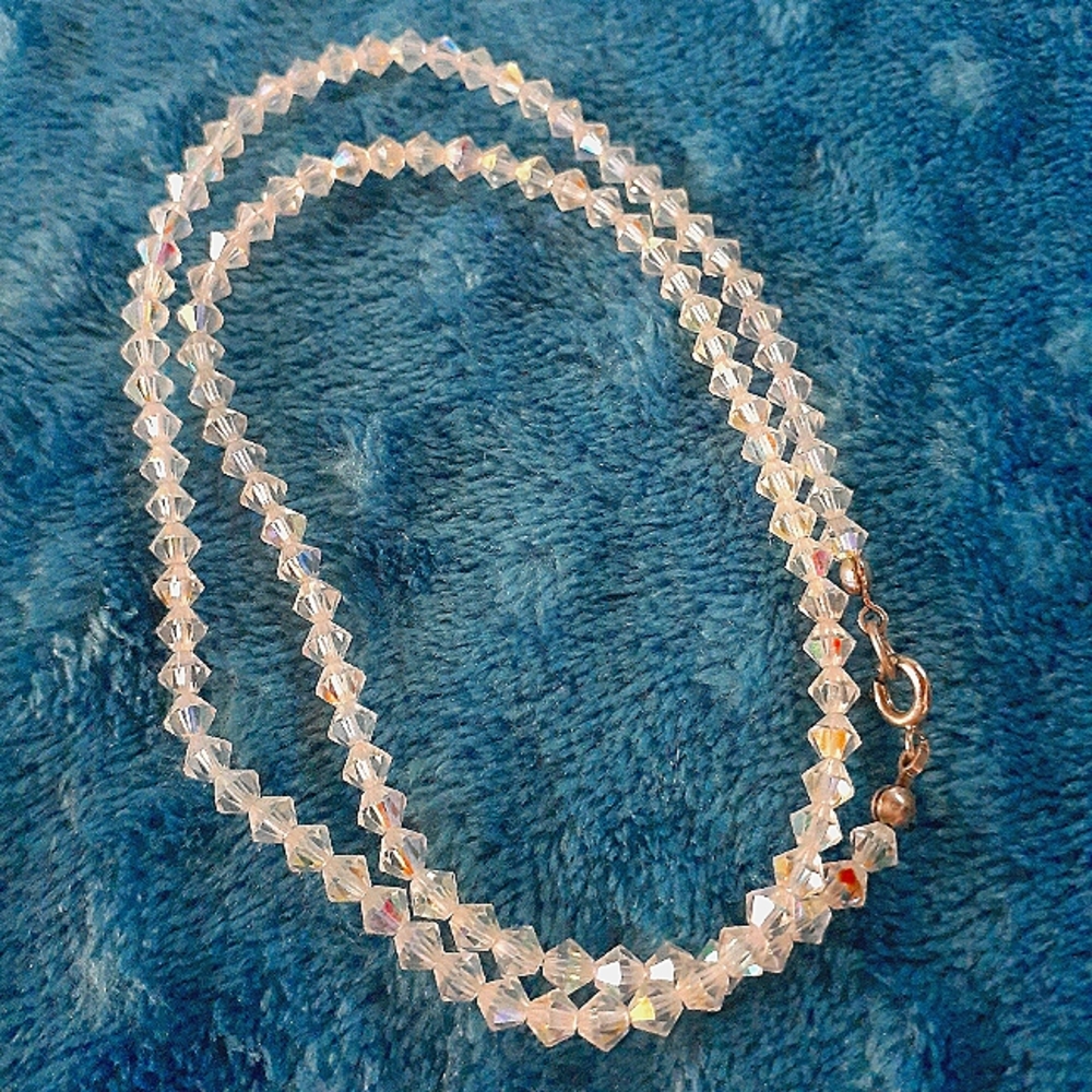 Vintage Crystal Layering Necklace